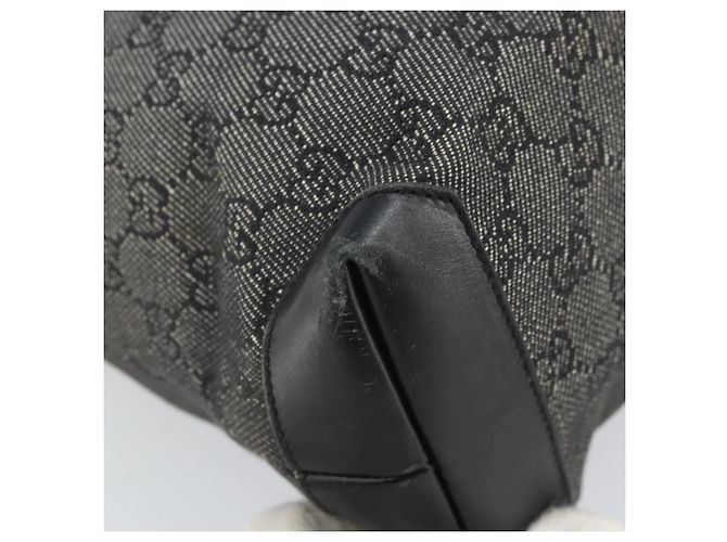 GUCCI GG Canvas Tote Bag Schwarz Silber 28893 Auth 170369 - Ansicht 16