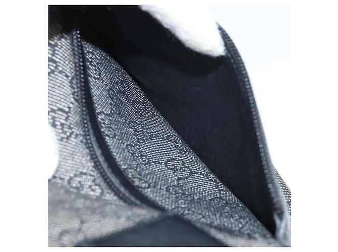 GUCCI GG Canvas Tote Bag Schwarz Silber 28893 Auth 170369 - Ansicht 24