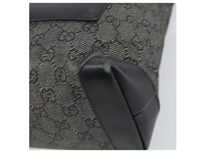 GUCCI GG Canvas Tote Bag Schwarz Silber 28893 Auth 170369 - Ansicht 9