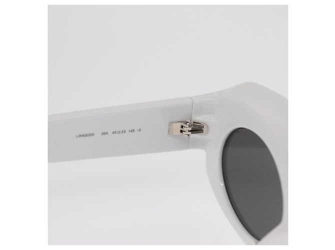 Gafas de sol LOEWE Plástico Blanco Auth 149901M - vista 11