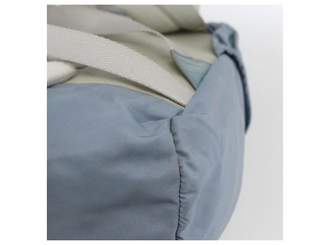 PRADA Backpack Nylon Light Blue Silver Auth 165621 Silvery - view 18