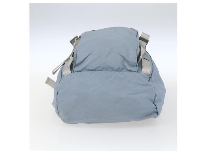 PRADA Backpack Nylon Light Blue Silver Auth 165621 Silvery - view 5