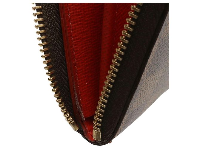 Runder Langer Geldbeutel Clemence Damier Louis Vuitton Fuschia Damier ebene - Ansicht 10