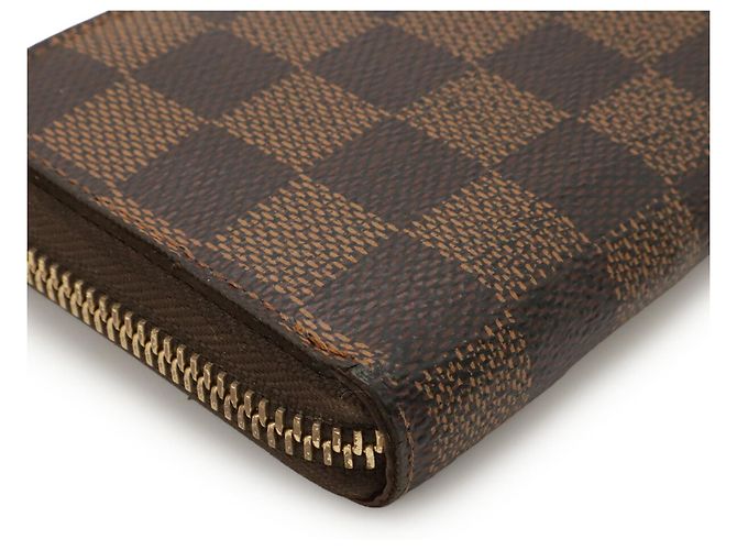 Runder Langer Geldbeutel Clemence Damier Louis Vuitton Fuschia Damier ebene - Ansicht 4