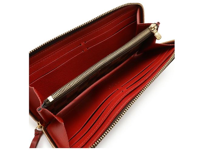 Runder Langer Geldbeutel Clemence Damier Louis Vuitton Fuschia Damier ebene - Ansicht 6
