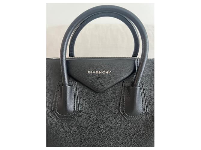 Borsa Givenchy Antigona in pelle nera Nero - vista 9
