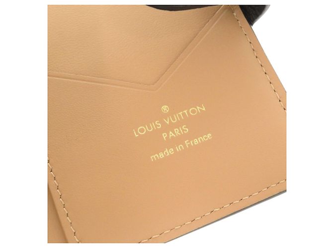 Billetera bi-fold de cuero Taurillon Noir Louis Vuitton Negro - vista 8