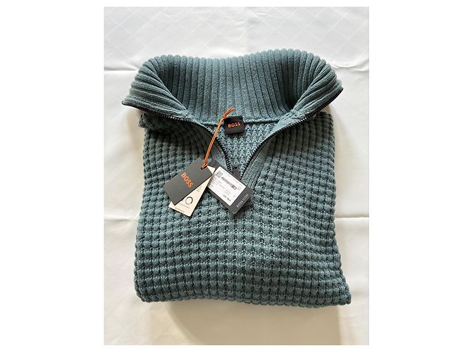 Hugo Boss BOSS knitted pullover with zip closure - view 10