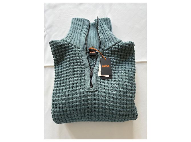 Hugo Boss BOSS knitted pullover with zip closure - view 2