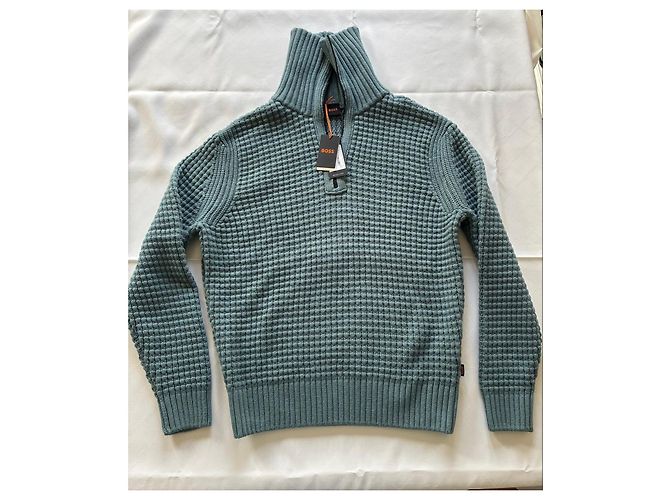 Hugo Boss BOSS knitted pullover with zip closure - view 6