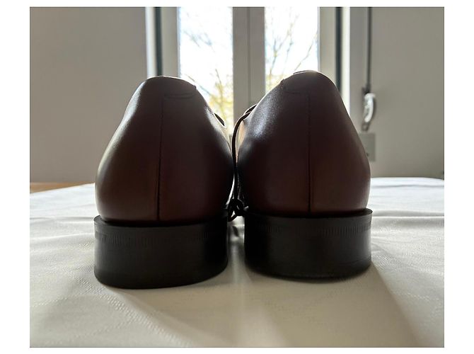 Hugo Boss Scarpe Oxford in pelle marrone BOSS - vista 13