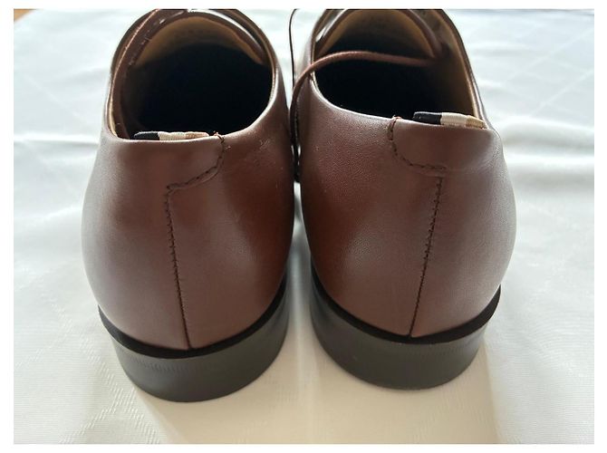 Hugo Boss Scarpe Oxford in pelle marrone BOSS - vista 14