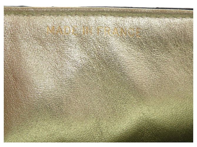 Borsa a Spalla Mini Matelassé in Satin Chanel Nero - vista 8