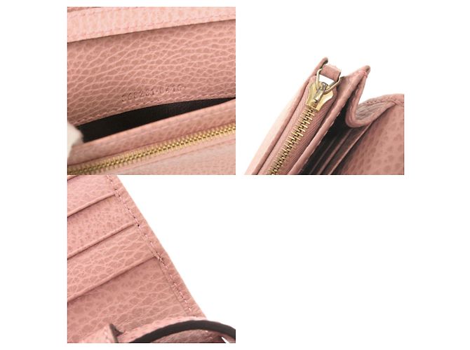 Borsa a spalla in pelle rosa Gucci Swing 368231 - vista 10