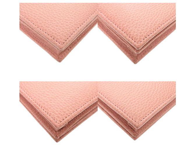 Borsa a spalla in pelle rosa Gucci Swing 368231 - vista 4
