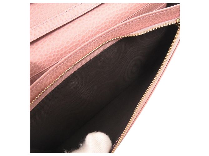 Borsa a spalla in pelle rosa Gucci Swing 368231 - vista 7