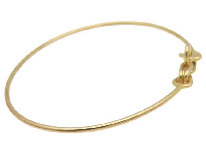 Brazalete de oro amarillo de 18K Rose de Mer de Hermès Dorado - vista 2