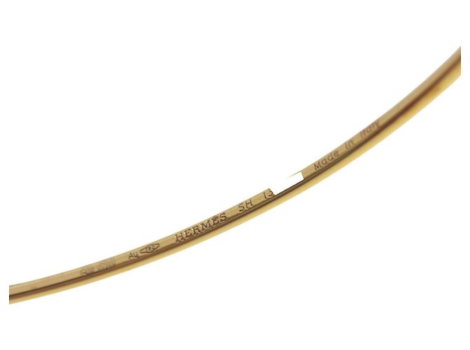 Brazalete de oro amarillo de 18K Rose de Mer de Hermès Dorado - vista 4