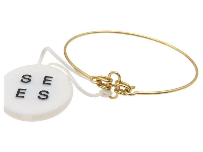 Brazalete de oro amarillo de 18K Rose de Mer de Hermès Dorado - vista 6