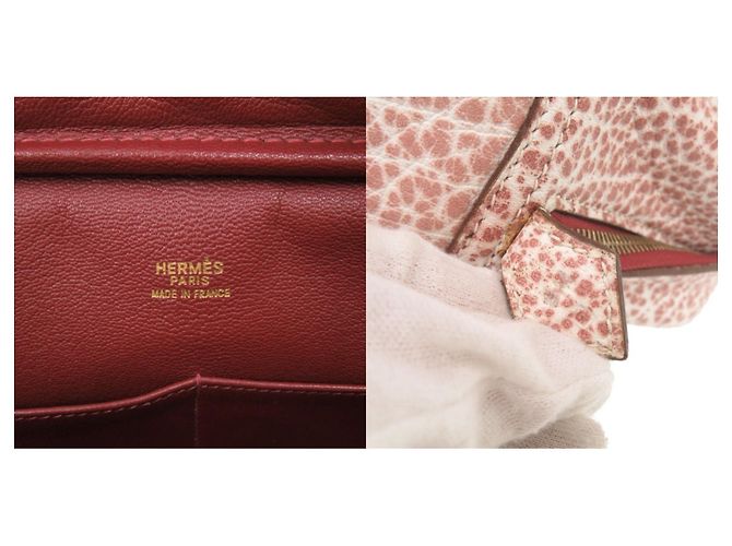 Hermès Plume 28 Handtasche Rot - Ansicht 10