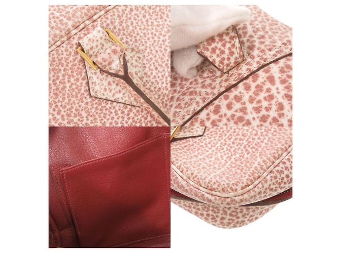 Hermès Plume 28 Handtasche Rot - Ansicht 8