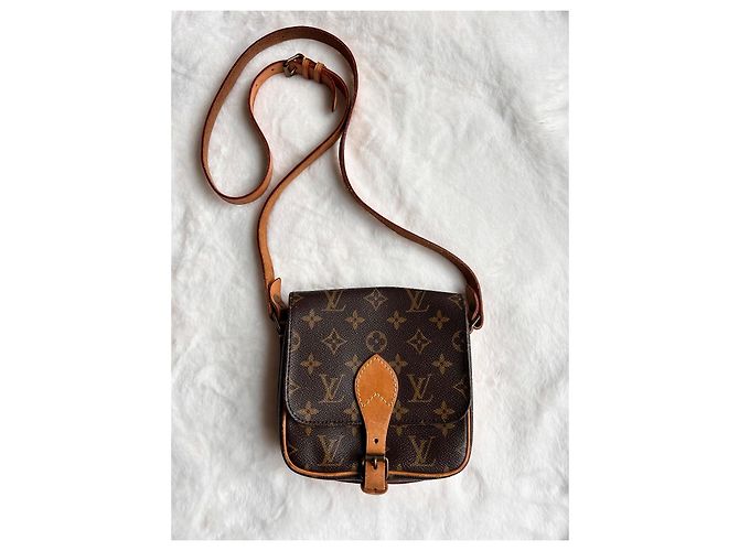 Cartouchiere Louis Vuitton Cartouchière PM Monogram Marrone D'oro - vista 2