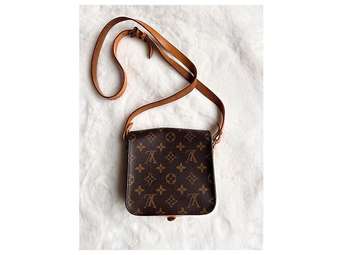 Cartouchiere Louis Vuitton Cartouchière PM Monogram Marrone D'oro - vista 21
