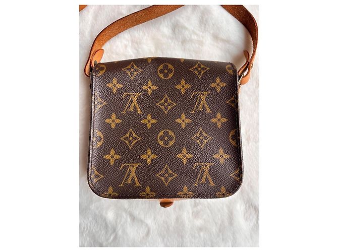 Cartouchiere Louis Vuitton Cartouchière PM Monogram Marrone D'oro - vista 3