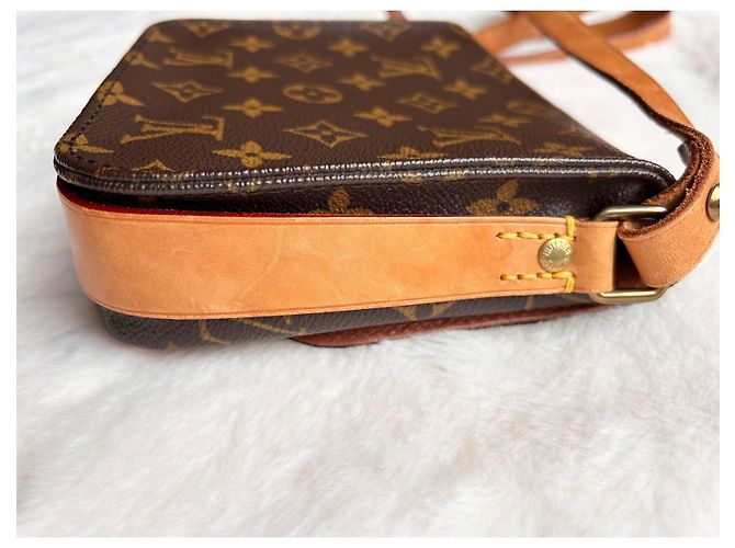 Cartouchiere Louis Vuitton Cartouchière PM Monogram Marrone D'oro - vista 5