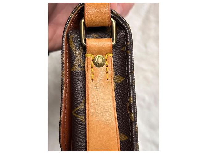 Cartouchiere Louis Vuitton Cartouchière PM Monogram Marrone D'oro - vista 7