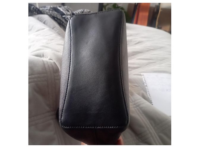 Borsa a mano Coach Small Town in pelle marrone scuro - vista 2