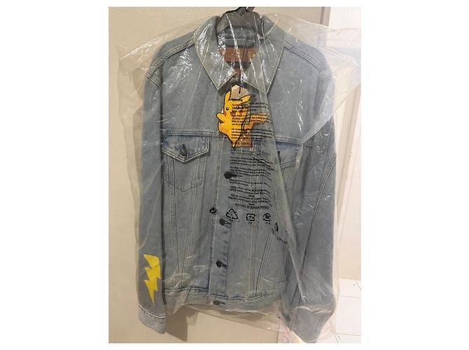 Giacca di denim Levi's x Pokémon Pikachu Bianco Rosso Blu Giallo - vista 2