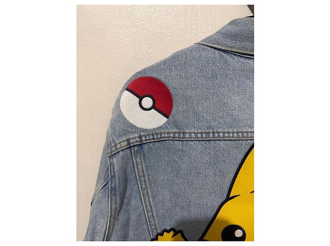 Giacca di denim Levi's x Pokémon Pikachu Bianco Rosso Blu Giallo - vista 5