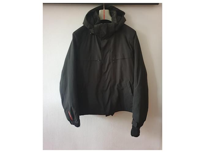 Tuta da sci Prada nera in nylon Gore-Tex Nero - vista 2