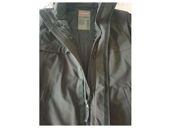 Tuta da sci Prada nera in nylon Gore-Tex Nero - vista 5
