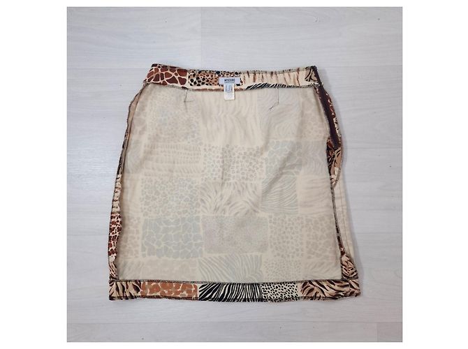 Moschino Cheap and Chic patchwork skirt, vintage skirt end 90s - vista 10