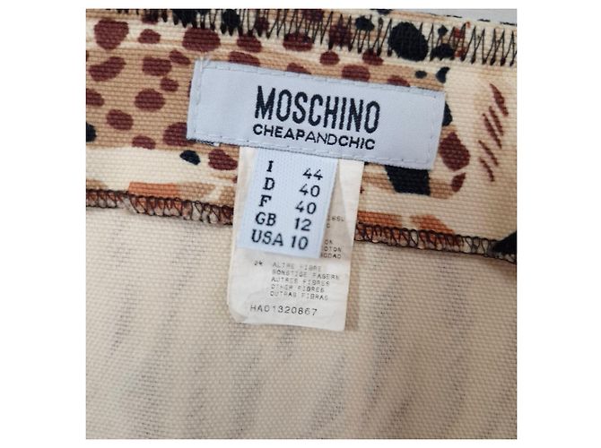 Moschino Cheap and Chic patchwork skirt, vintage skirt end 90s - vista 3