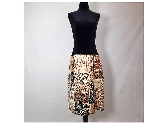 Moschino Cheap and Chic patchwork skirt, vintage skirt end 90s - vista 7