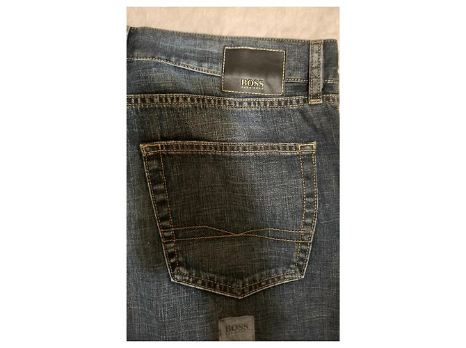 Hugo Boss Herrenjeans Neu mit Etikett Dunkelblau - Ansicht 13