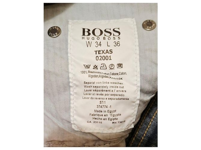 Hugo Boss Herrenjeans Neu mit Etikett Dunkelblau - Ansicht 4