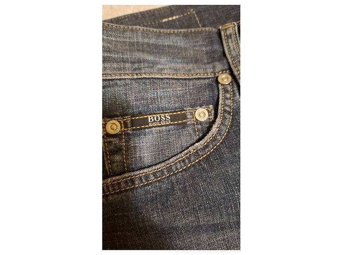 Hugo Boss Herrenjeans Neu mit Etikett Dunkelblau - Ansicht 8