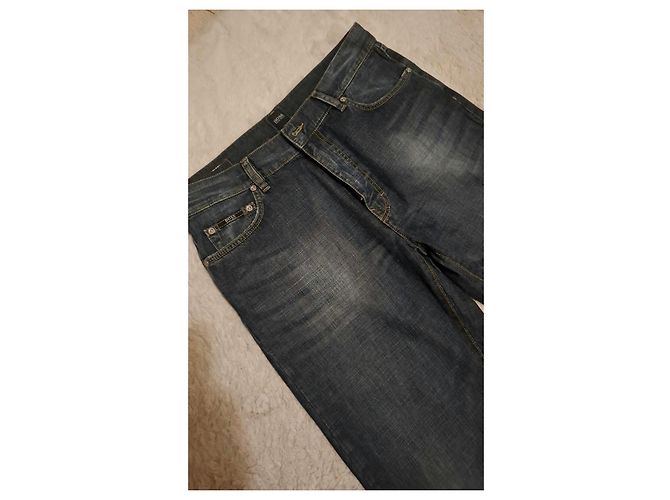 Hugo Boss Herrenjeans Neu mit Etikett Dunkelblau - Ansicht 9