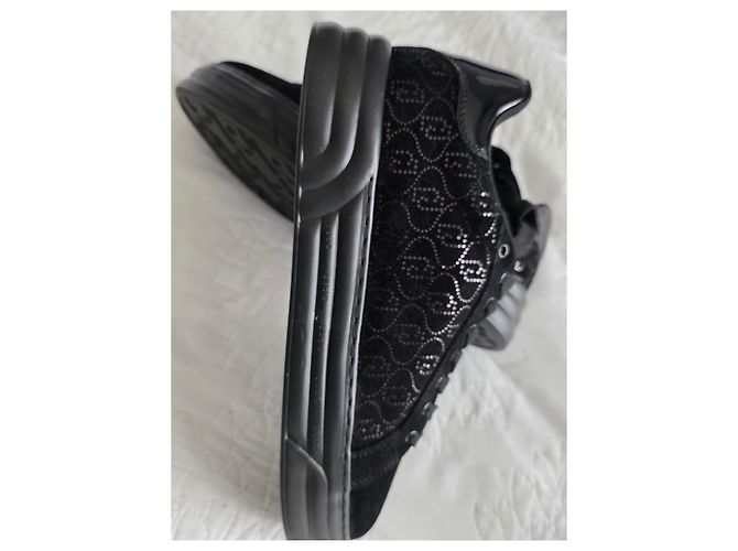 Sneakers Liu.Jo in pelle nera con logo LJ Nero - vista 10