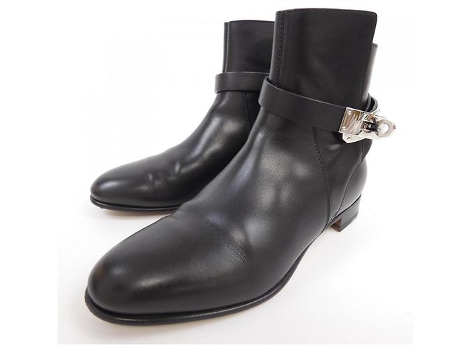 Hermès Botas de ternera Hermes 162133Z Negro - vista 3