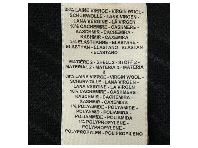 Giacca in misto cashmere Hermès 3H2204D2 38Giacca Nero - vista 3