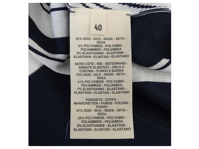Hermès Malhas Hermes Branco Azul marinho - vista 3