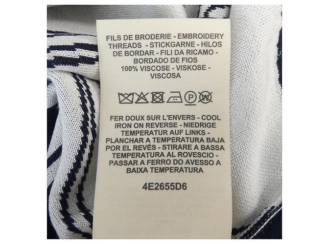 Hermès Malhas Hermes Branco Azul marinho - vista 4