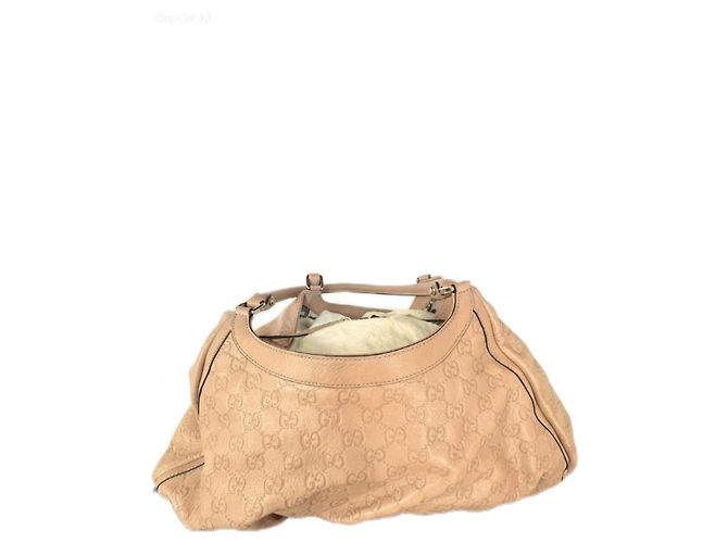 Borsa Gucci Abbey Caramello in pelliccia - vista 2