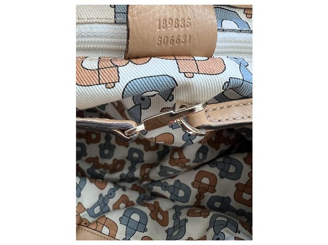 Borsa Gucci Abbey Caramello in pelliccia - vista 4