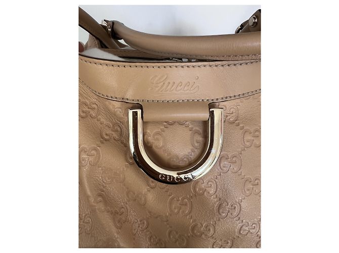 Borsa Gucci Abbey Caramello in pelliccia - vista 5